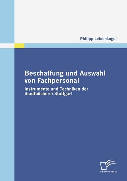 Produktbild: Beschaffung und Auswahl von Fachpersonal