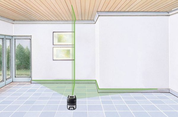 Produktbild: Laserliner SmartCross-Laser GX Kreuzlinienlaser Reichweite (max.): 40m