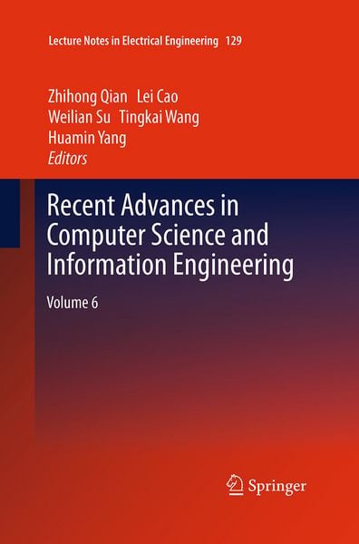 Produktbild: Recent Advances in Computer Science and Information Engineering