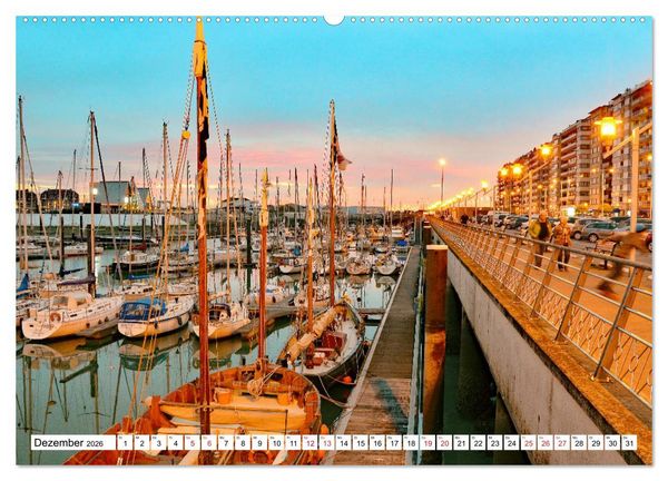 Produktbild: Blankenberge - belgischer K&uuml;stenort (Wandkalender 2026 DIN A2 quer), CALVENDO Monatskalender