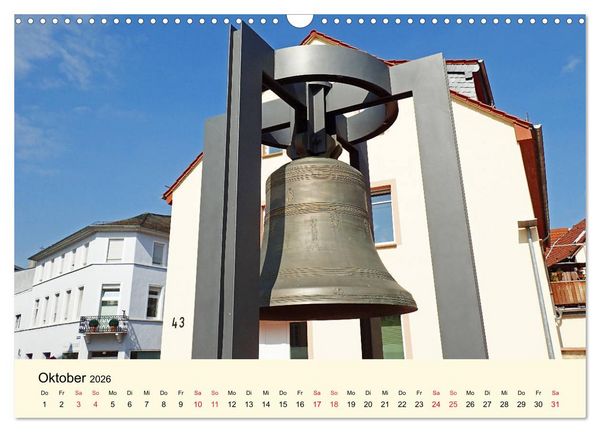 Produktbild: Sch&ouml;nes Alzey - Fachwerk, Wein und Rossmarktplatz (Wandkalender 2026 DIN A3 quer), CALVENDO Monatskalender