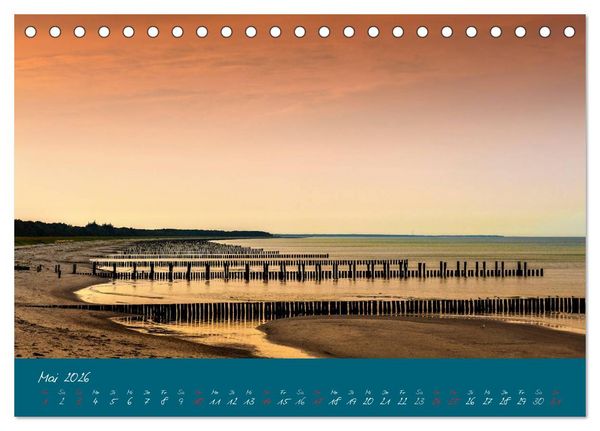 Produktbild: Blick auf die Halbinsel Fischland, Dar&szlig; und Zingst (Tischkalender 2026 DIN A5 quer), CALVENDO Monatskalender