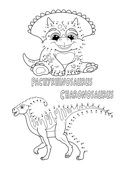 Produktbild: Punkt-zu-Punkt Dino Malbuch