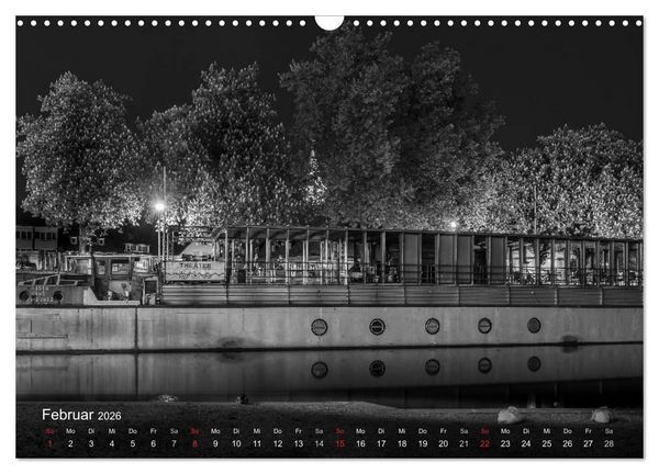Produktbild: Heilbronn bei Nacht (Wandkalender 2026 DIN A3 quer), CALVENDO Monatskalender