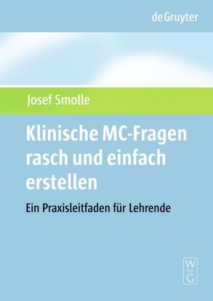 Produktbild: Klinische MC-Fragen rasch und einfach erstellen