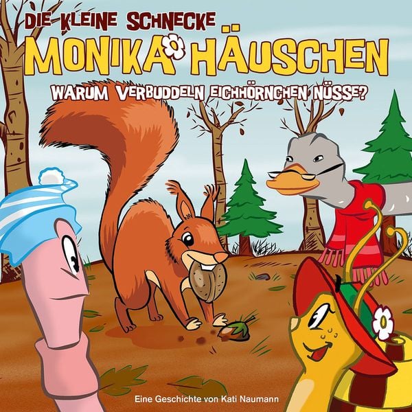 Produktbild: Die kleine Schnecke Monika H&auml;uschen - CD / 34: Warum verbuddeln Eichh&ouml;rnchen N&uuml;sse?