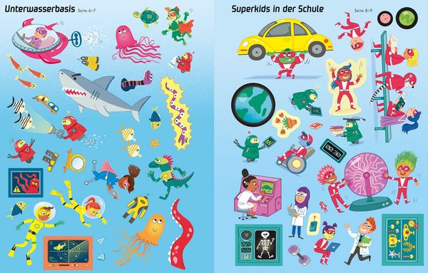 Produktbild: Mein erstes Stickerbuch: Superkids