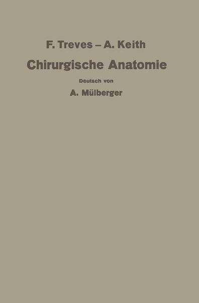 Produktbild: Treves-Keith Chirurgische Anatomie