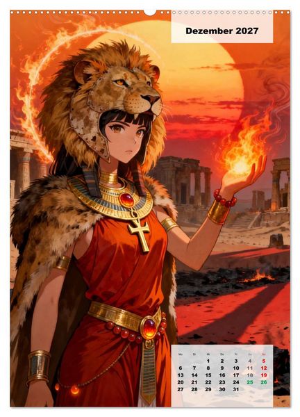 Produktbild: T&ouml;chter des Feuers (Wandkalender 2027 DIN A2 hoch), CALVENDO Monatskalender