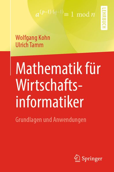 Produktbild: Mathematik f&uuml;r Wirtschaftsinformatiker