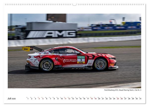 Produktbild: Wilde Mustangs am N&uuml;rburgring (Wandkalender 2026 DIN A2 quer), CALVENDO Monatskalender