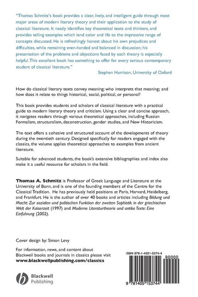 Produktbild: Modern Literary Theory and Anc