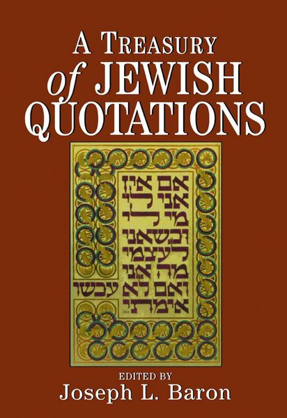Produktbild: A Treasury of Jewish Quotations