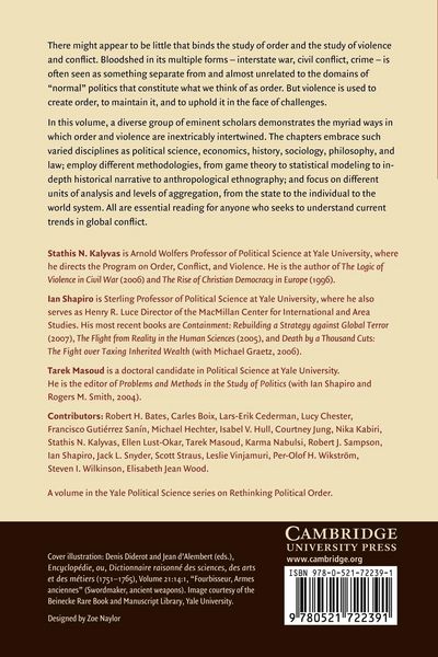 Produktbild: Order, Conflict, and Violence