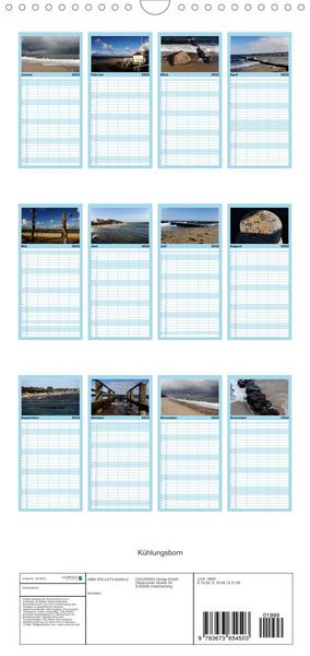 Produktbild: Familienplaner K&uuml;hlungsborn (Wandkalender 2022 , 21 cm x 45 cm, hoch)