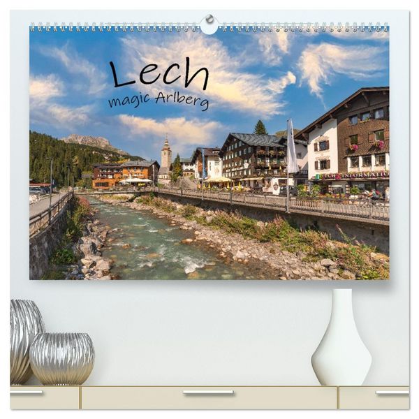 Lech - magic Arlberg (hochwertiger Premium Wandkalender 2026 DIN A2 quer), Kunstdruck in Hochglanz