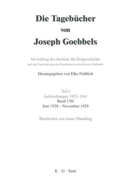 Produktbild: Juni 1928 - November 1929