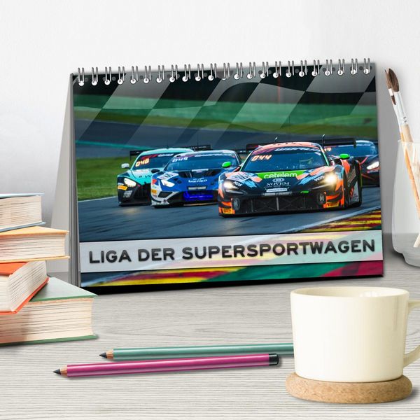 Produktbild: Liga der Supersportwagen (Tischkalender 2026 DIN A5 quer), CALVENDO Monatskalender