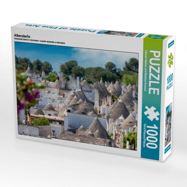 Produktbild: CALVENDO Puzzle Alberobello | 1000 Teile Lege-Gr&ouml;&szlig;e 64x48cm Foto-Puzzle f&uuml;r gl&uuml;ckliche Stunden