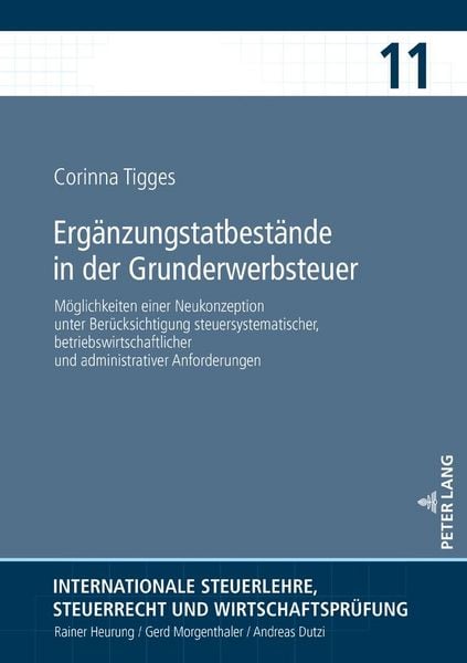 Produktbild: Erg&auml;nzungstatbest&auml;nde in der Grunderwerbsteuer