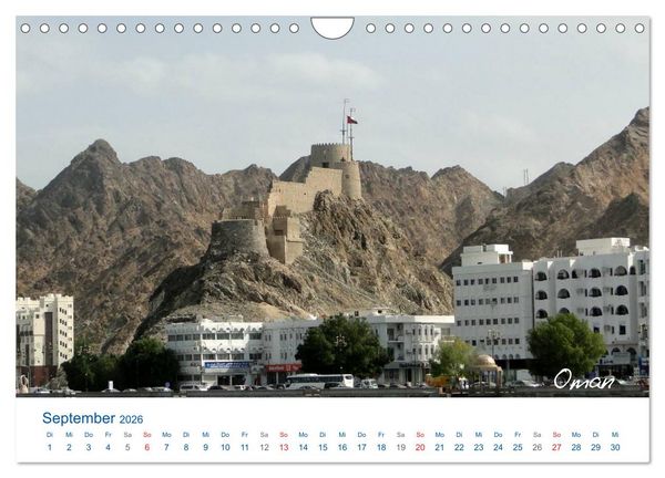 Produktbild: Vereinigte Arabische Emirate (Wandkalender 2026 DIN A4 quer), CALVENDO Monatskalender