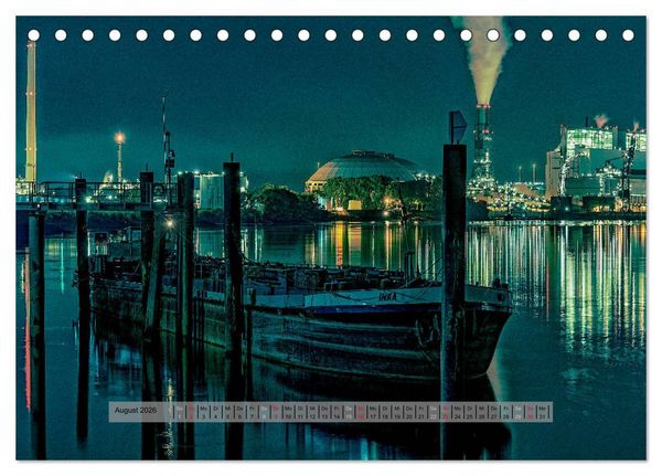 Produktbild: Auch das ist der Hamburger Hafen (Tischkalender 2026 DIN A5 quer), CALVENDO Monatskalender