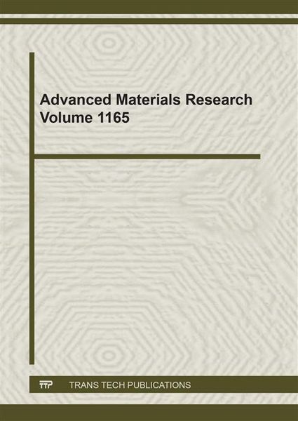 Produktbild: Advanced Materials Research Vol. 1165