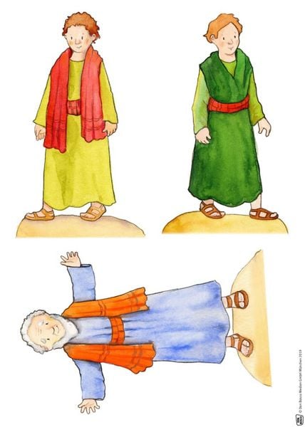 Produktbild: Der verlorene Sohn. Erz&auml;hlschienen-Figurenset