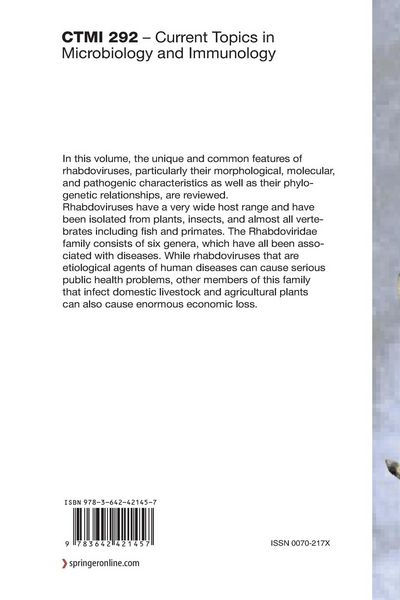 Produktbild: The World of Rhabdoviruses
