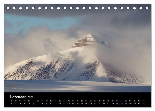 Produktbild: Spitzbergen (Tischkalender 2026 DIN A5 quer), CALVENDO Monatskalender