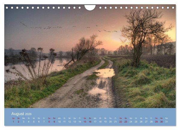 Produktbild: Das Jahr an der Naab zwischen Burglengenfeld und Kallm&uuml;nz (Wandkalender 2026 DIN A4 quer), CALVENDO Monatskalender