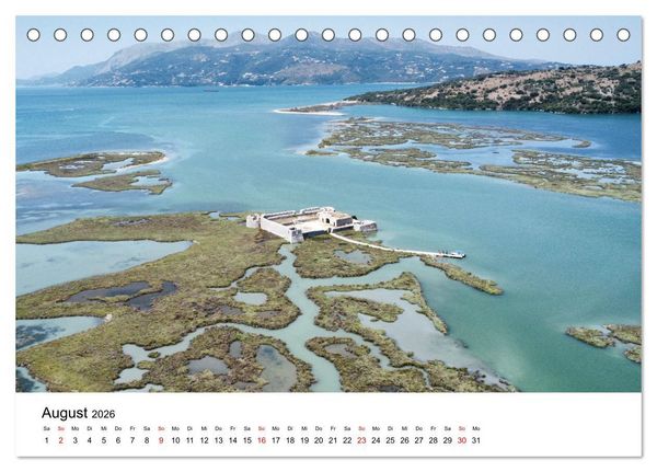 Produktbild: Die sch&ouml;nsten Bucket List Reiseziele (Tischkalender 2026 DIN A5 quer), CALVENDO Monatskalender