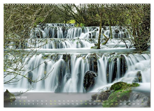Produktbild: Idyllische Wasserwelten (Wandkalender 2026 DIN A2 quer), CALVENDO Monatskalender