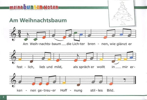 Produktbild: Meine bunten Noten f&uuml;r das Glockenspiel