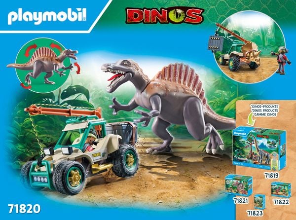 Produktbild: PLAYMOBIL 71820 Spinosaurus-Angriff auf Dino-Ausgrabung
