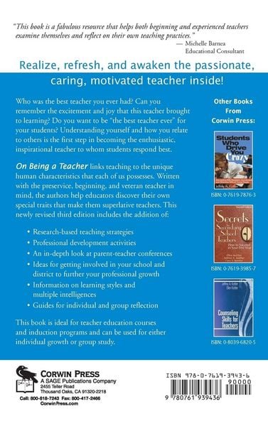 Produktbild: On Being a Teacher