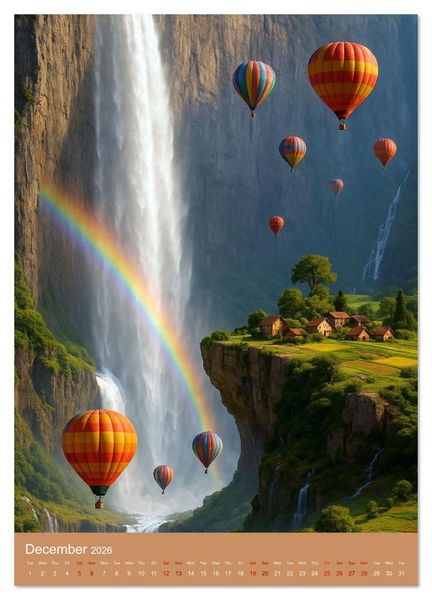 Produktbild: Drifting Reality (Wall Calendar 2026 DIN A3 portrait), CALVENDO 12 Month Wall Calendar