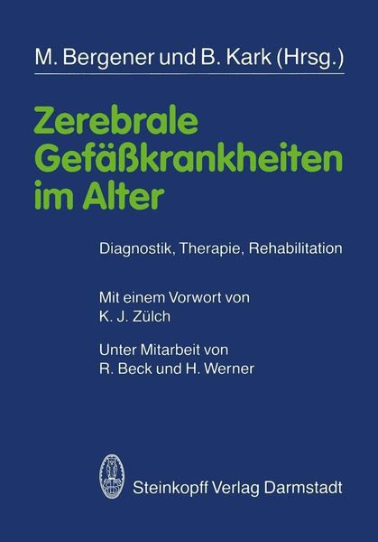 Produktbild: Zerebrale Gef&auml;&szlig;krankheiten im Alter