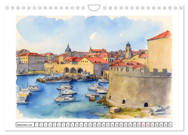 Produktbild: Vielf&auml;ltiges Urlaubsland Kroatien (Wandkalender 2026 DIN A4 quer), CALVENDO Monatskalender