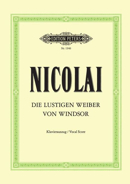 Produktbild: Nicolai, O: Lustigen Weiber Von Windsor (the Merry Wives of