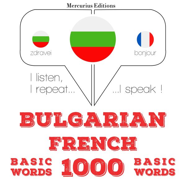 1000 essential words in French - JM Gardner, Audio, 9782821144996