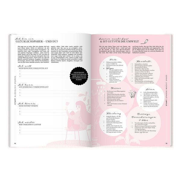 Produktbild: Women save Money | Haushalts- und Finanzplaner f&uuml;r Frauen inkl. Spar-Tipps und Spar Challenge f&uuml;r Einnahmen und Ausgaben | Rosa Budgetplaner f&uuml;r 1 Jahr