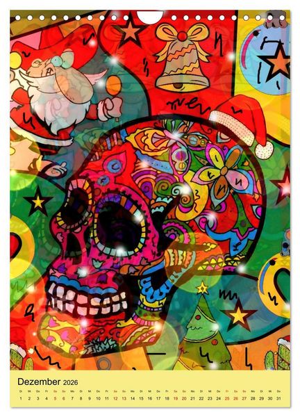Produktbild: Nico Bielows Dia los Muertos (Wandkalender 2026 DIN A4 hoch), CALVENDO Monatskalender