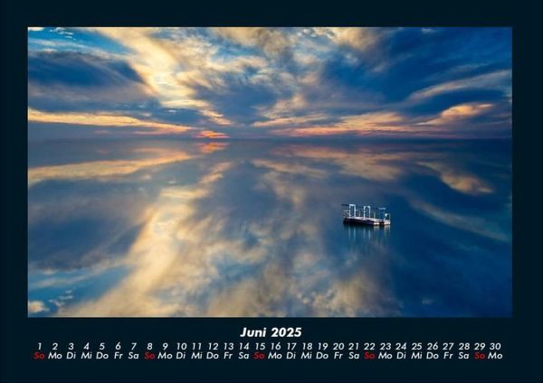 Produktbild: Die Seen der Erde 2025 Fotokalender DIN A4