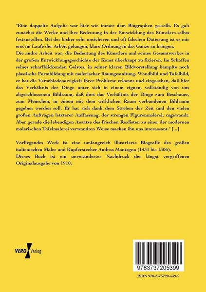 Produktbild: Andrea Mantegna - des Meisters Gem&auml;lde und Kupferstiche in 200 Abbildungen