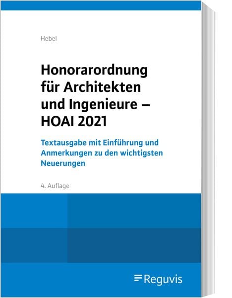 Produktbild: Honorarordnung f&uuml;r Architekten und Ingenieure - HOAI 2021