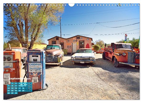 Produktbild: Historic Route 66 - National Scenic Byway (Wandkalender 2026 DIN A3 quer), CALVENDO Monatskalender