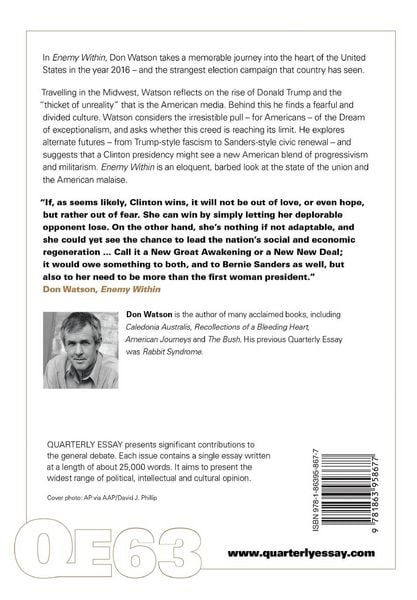 Produktbild: Quarterly Essay 63 Enemy Within