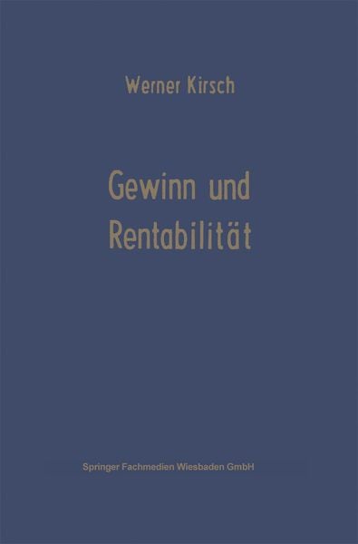 Produktbild: Gewinn und Rentabilit&auml;t