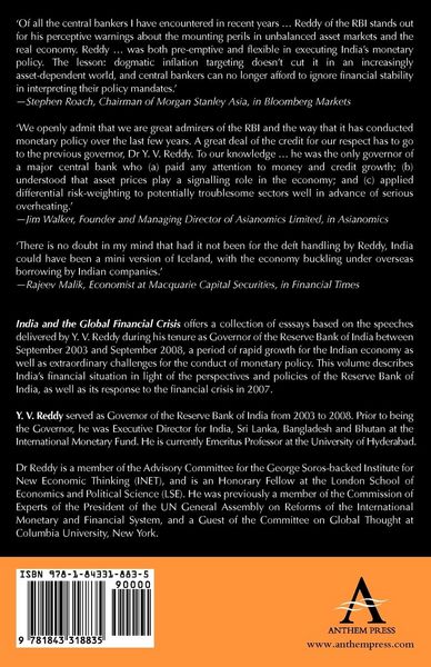 Produktbild: India and the Global Financial Crisis